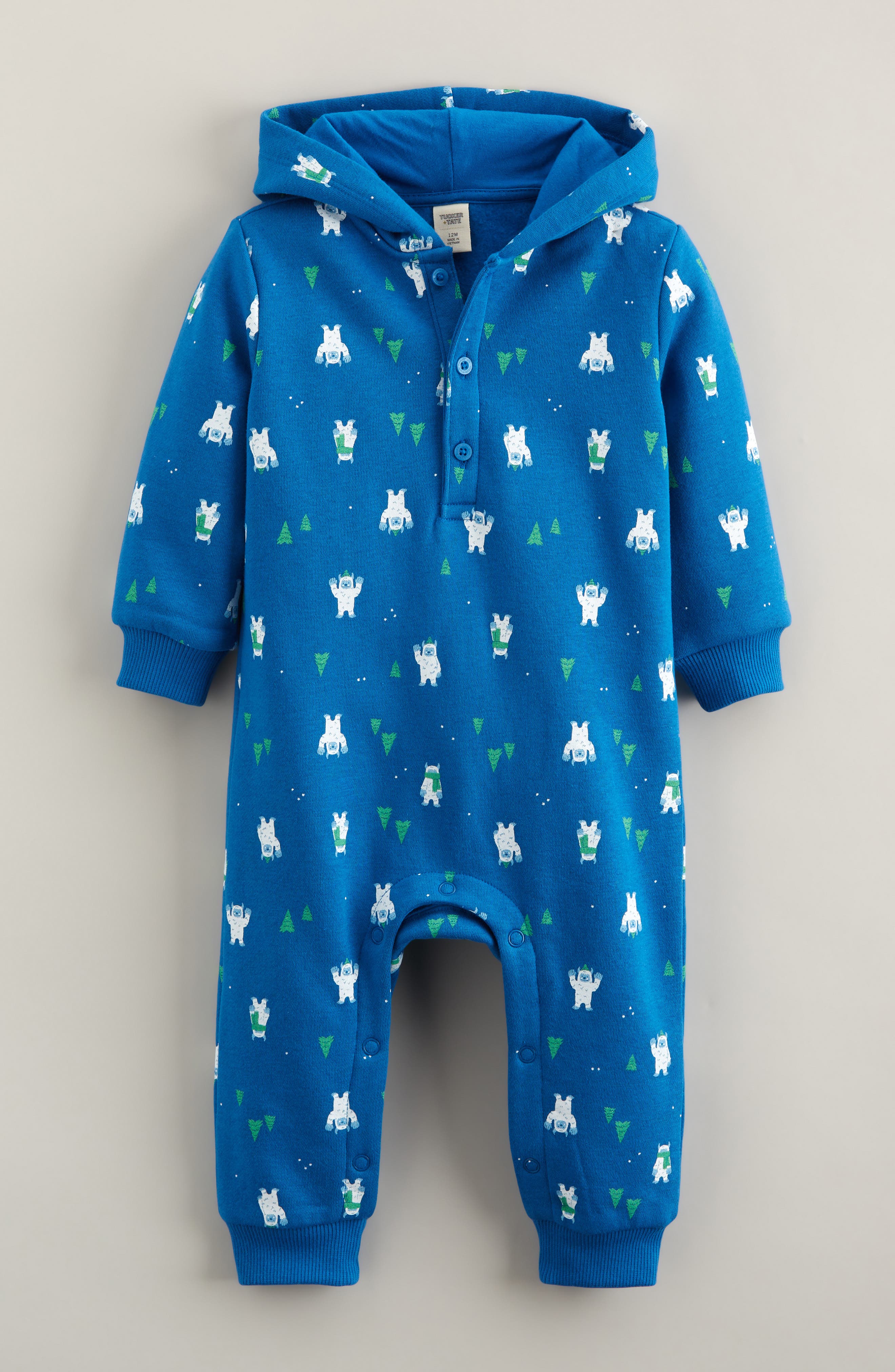 Tucker + Tate Cozy Hooded Romper
