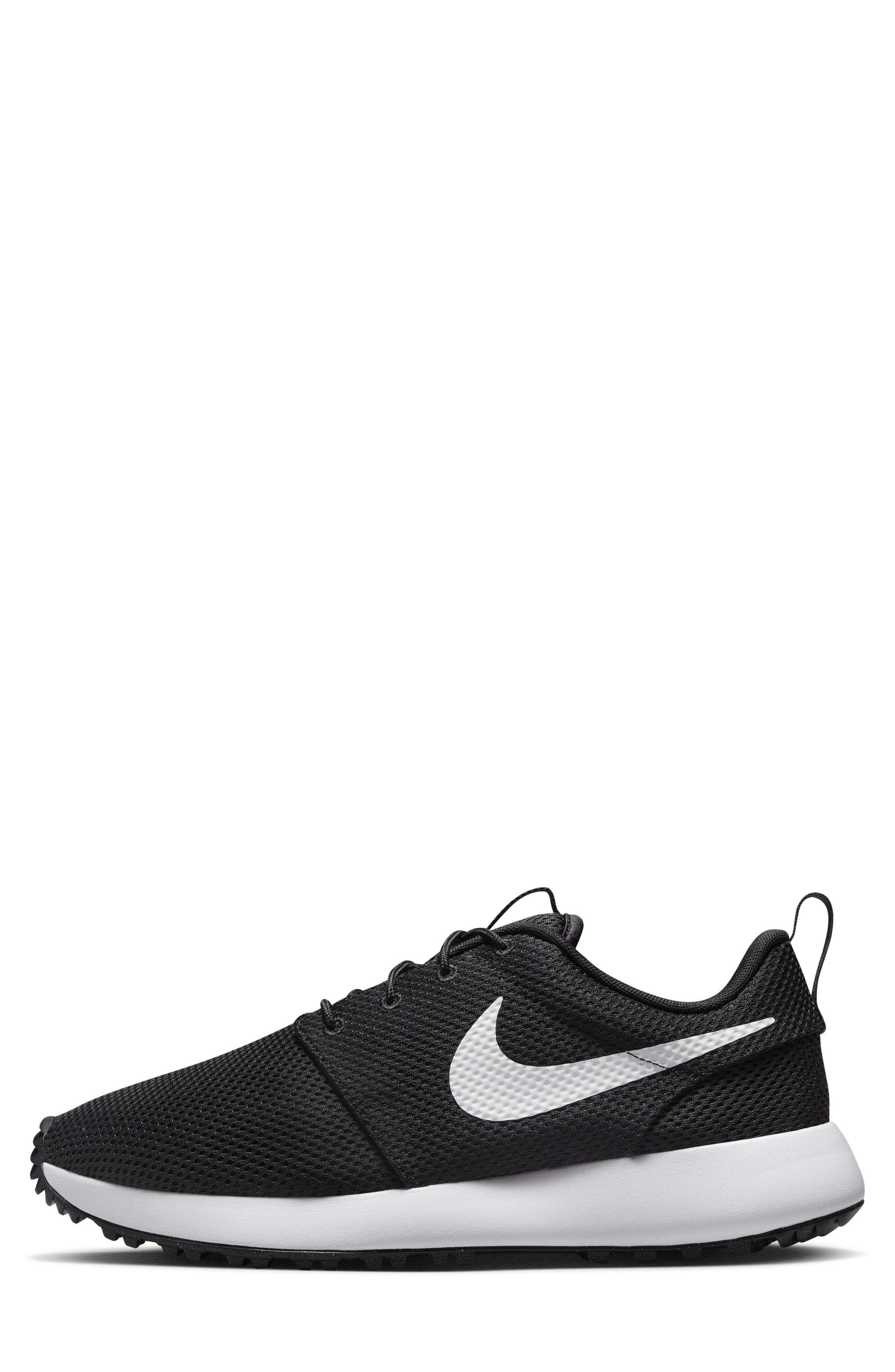 Nike Roshe G Next Nature Golf Shoe, Alternate, color, Black/ White