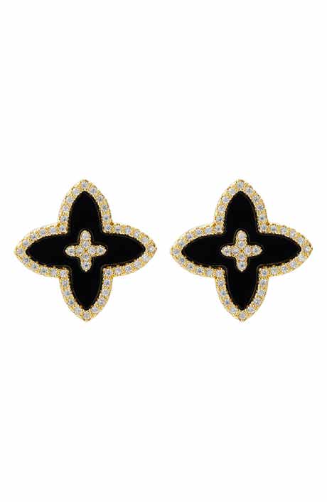 Adornia Cubic Zirconia Flower Stud Earrings