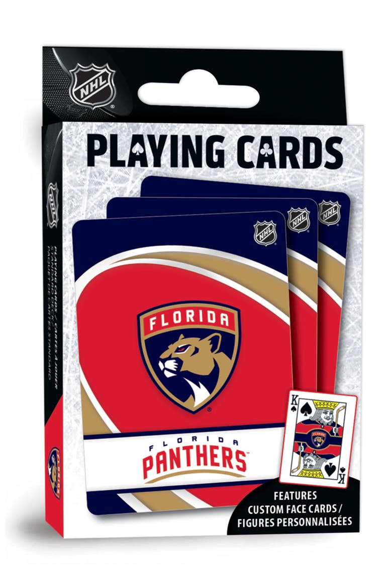 Florida Panthers Playing Cards, Main, color, Multicolor