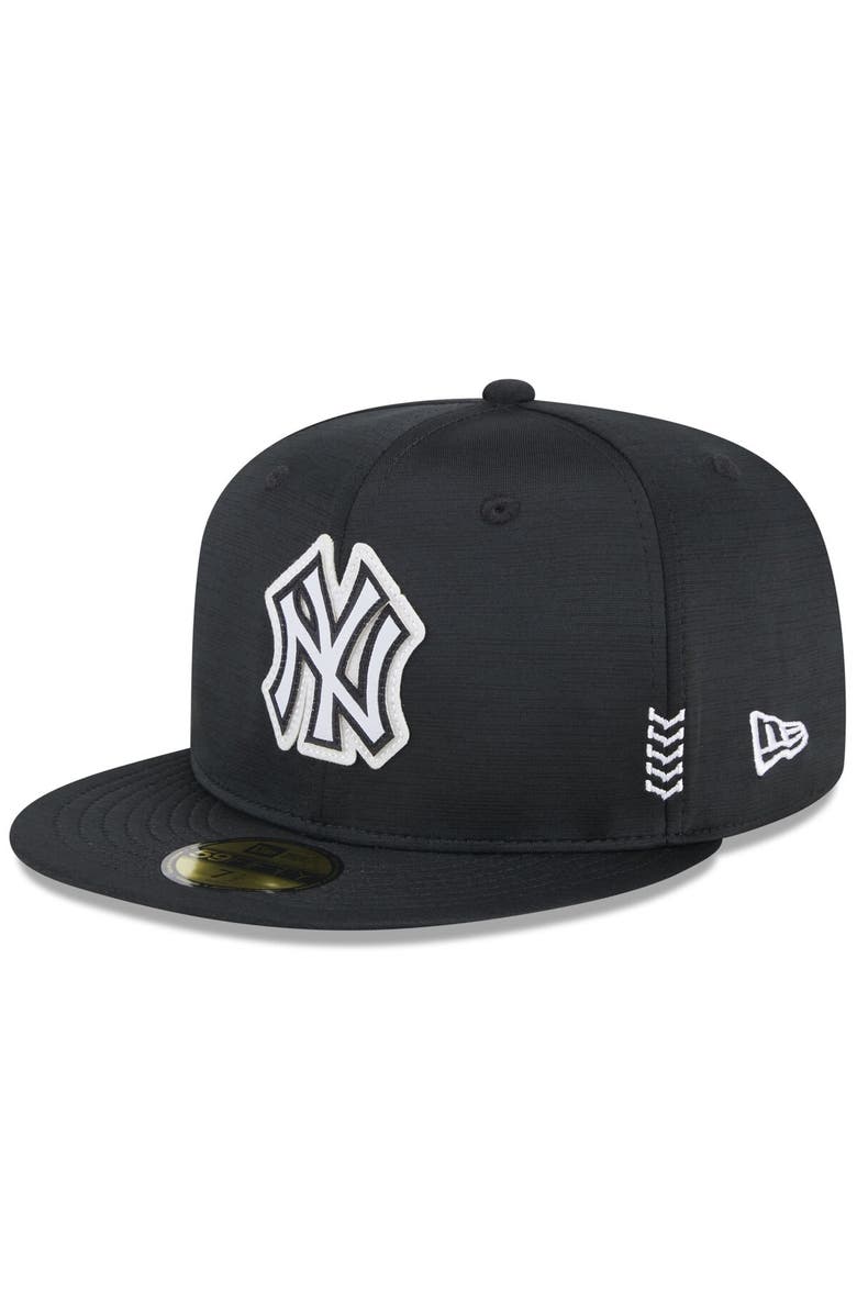New Era Men's New Era  Black New York Yankees 2024 Clubhouse 59FIFTY Fitted Hat, Main, color, 