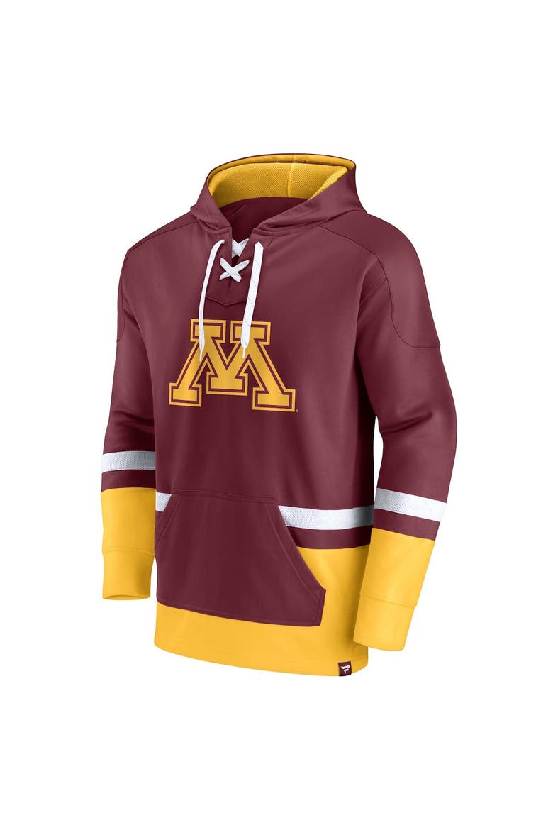 Men's Fanatics Branded Maroon Minnesota Golden Gophers First Battle Pullover Hoodie, Alternate, color, Maroon