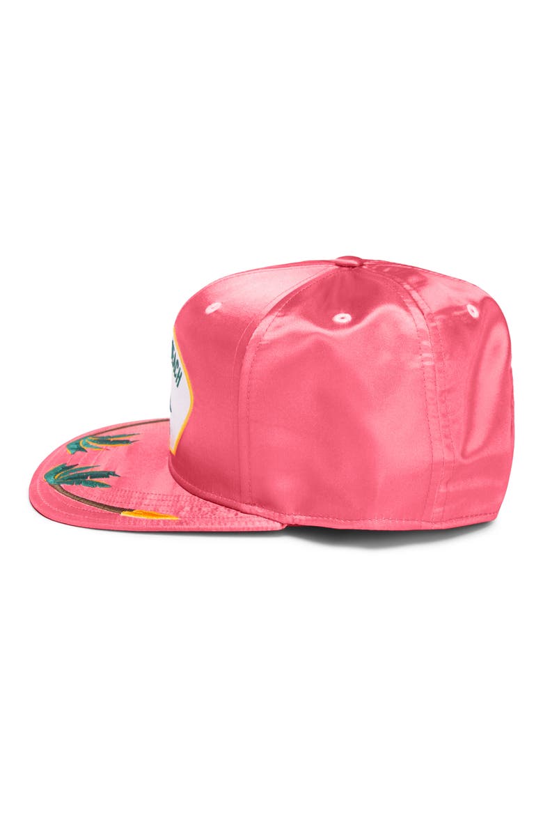 Florida Man Erupts Adjustable Snapback Cap, Alternate, color, MAGENTA