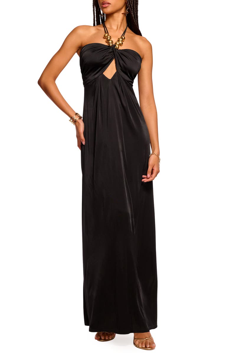 Ramy Brook Camryn Halter Gown, Main, color,
