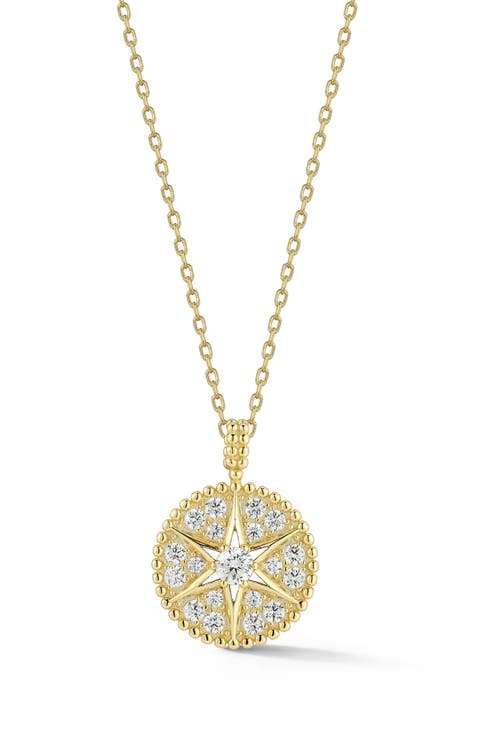 CZ Star Pendant Necklace