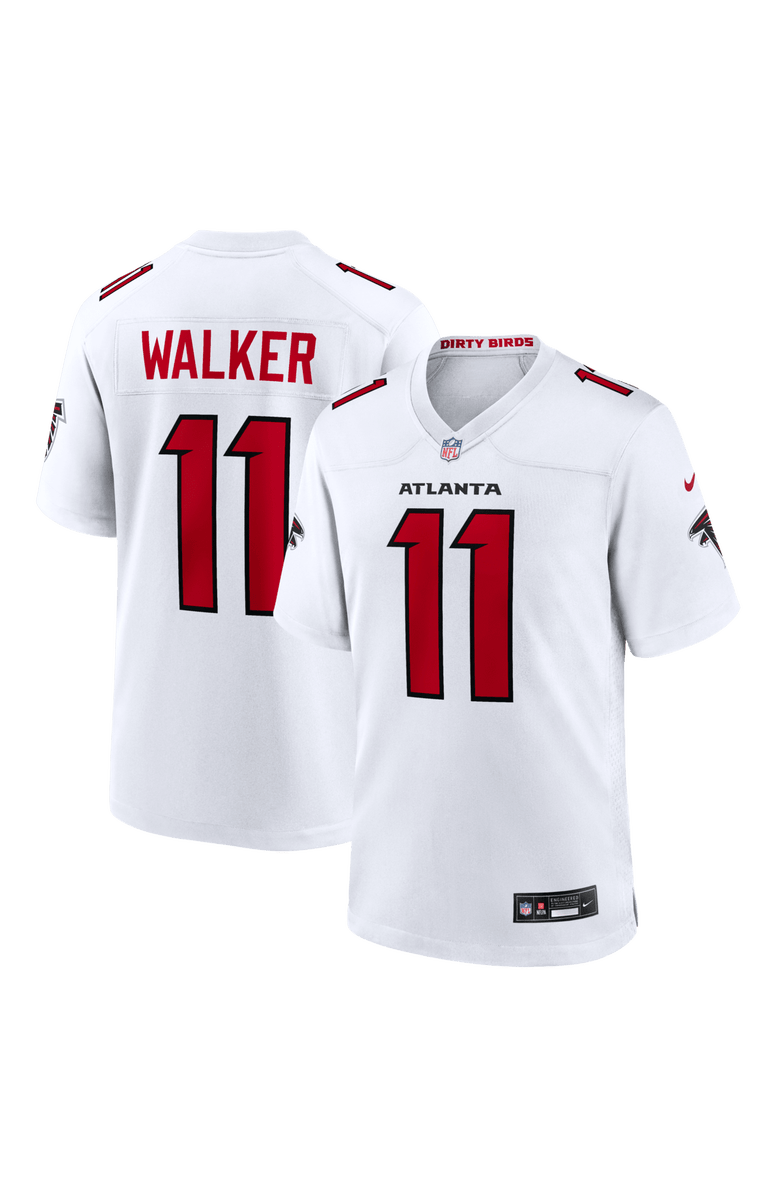 Nike Men's Nike Jalon Walker White Atlanta Falcons Game Jersey, Main, color, White