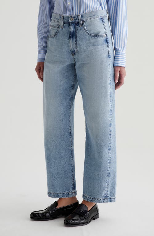 Ag Hattie High Waist Ankle Wide Barrel Leg Jeans In Intuition