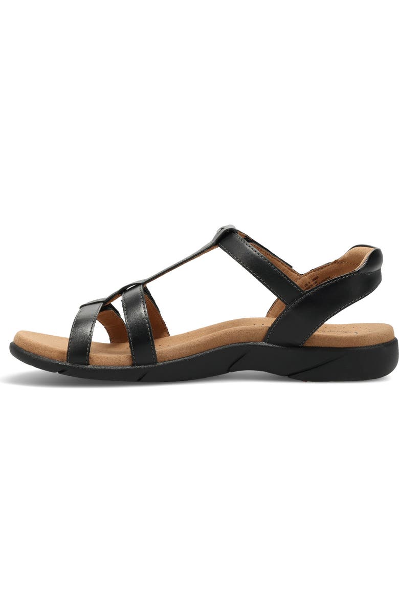 Taos Trophy 2 Sandal, Alternate, color, Black Leather