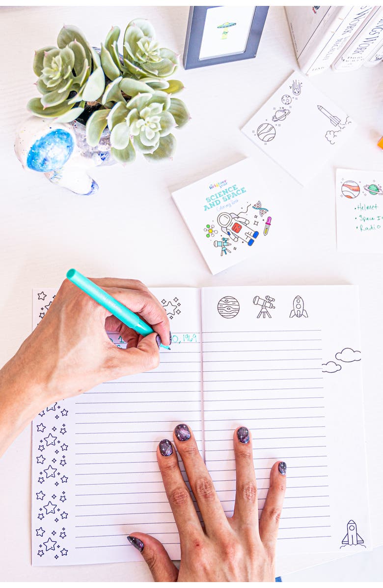 A Brighter Year Science & Space Adult Creative Coloring Mega Activity, Alternate, color, Multicolor