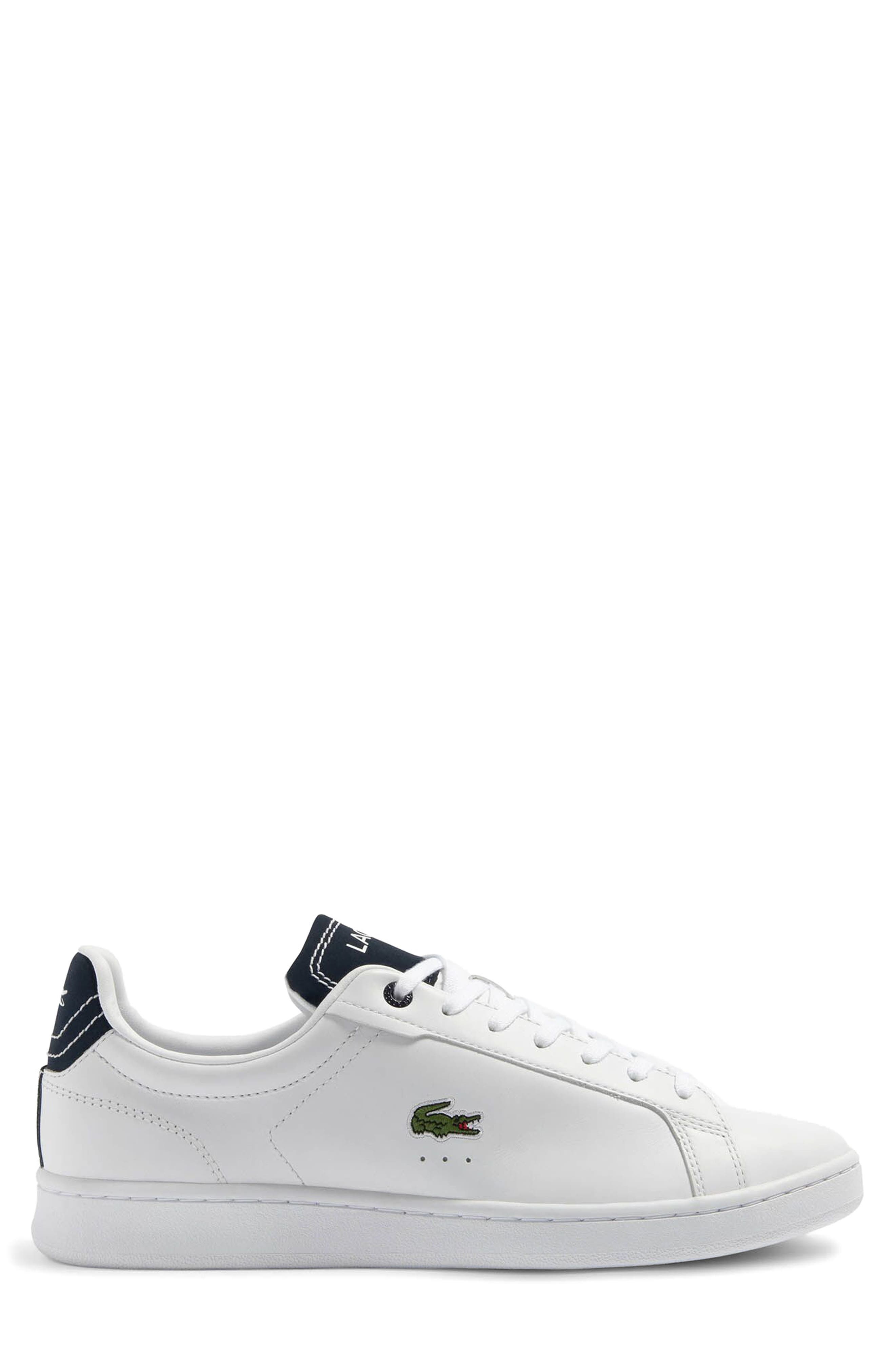 Lacoste Carnaby Pro Sneaker, Alternate, color, White/ Navy