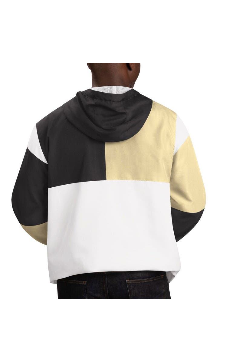 G-III SPORTS BY CARL BANKS Men's G-III Sports by Carl Banks White/Black Army Black Knights Fair Catch Half-Zip Anorak Jacket, Alternate, color, White