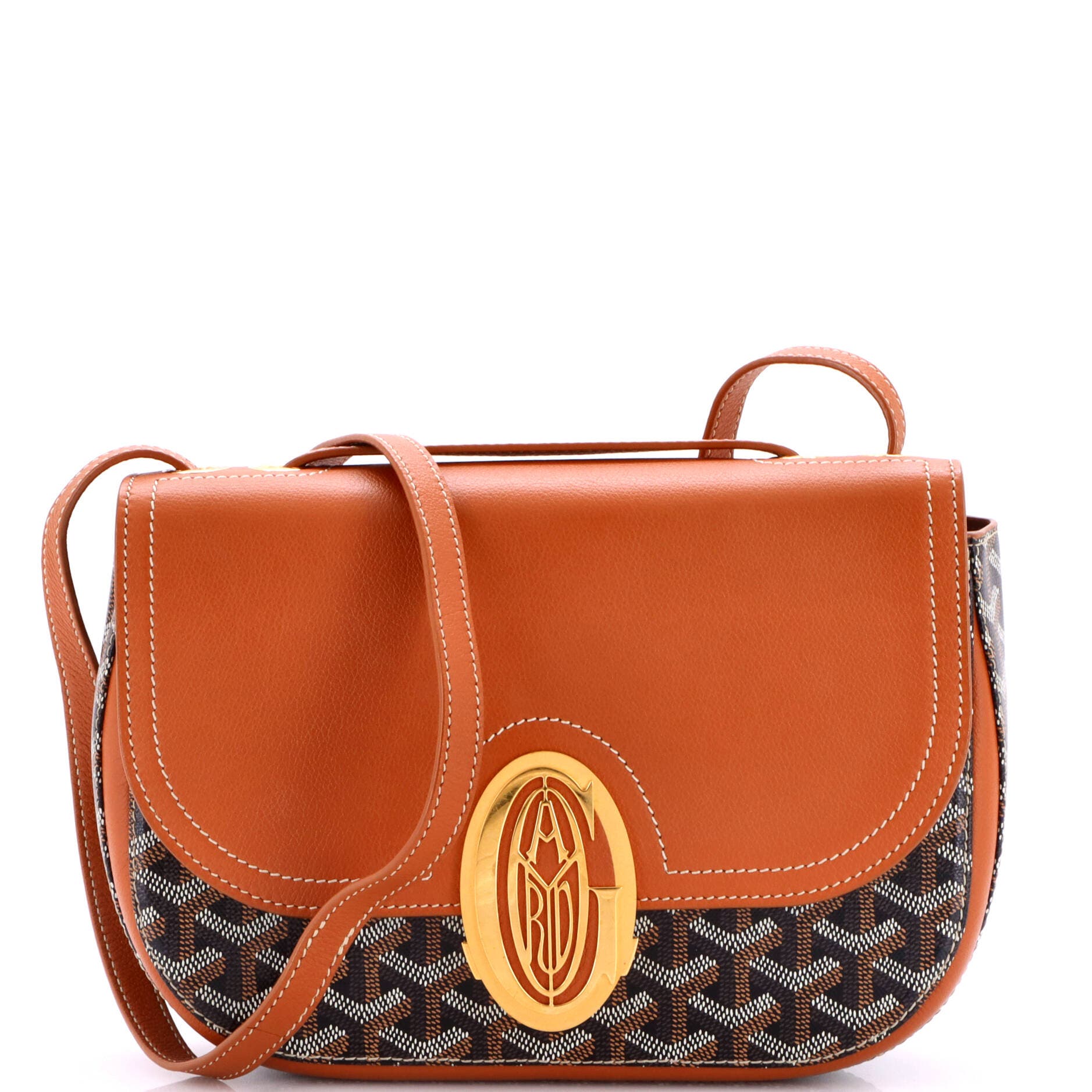 233 Bag Coated Canvas and Leather, Main, color, Brown