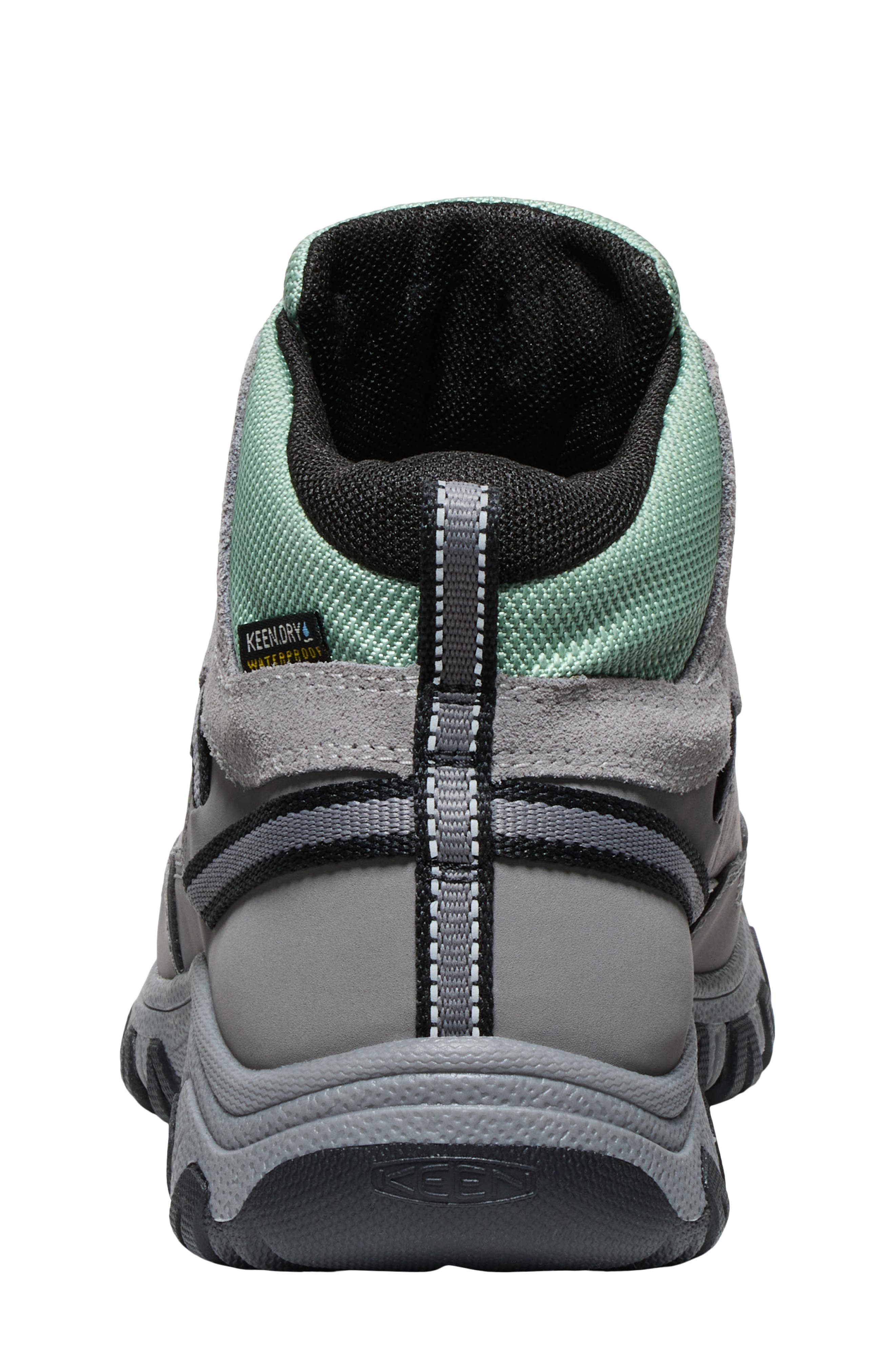 KEEN Kids' Targhee IV Waterproof Hiking Shoe, Alternate, color, Alloy/ Granite Green