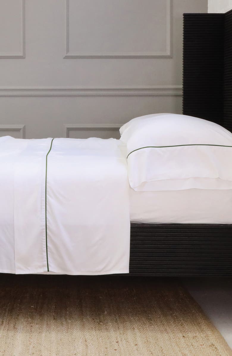 Pom Pom at Home Sheena Sateen Sheet Set, Alternate, color, Moss