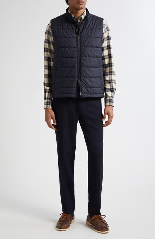 Sunspel Insulated Gilet In Blue