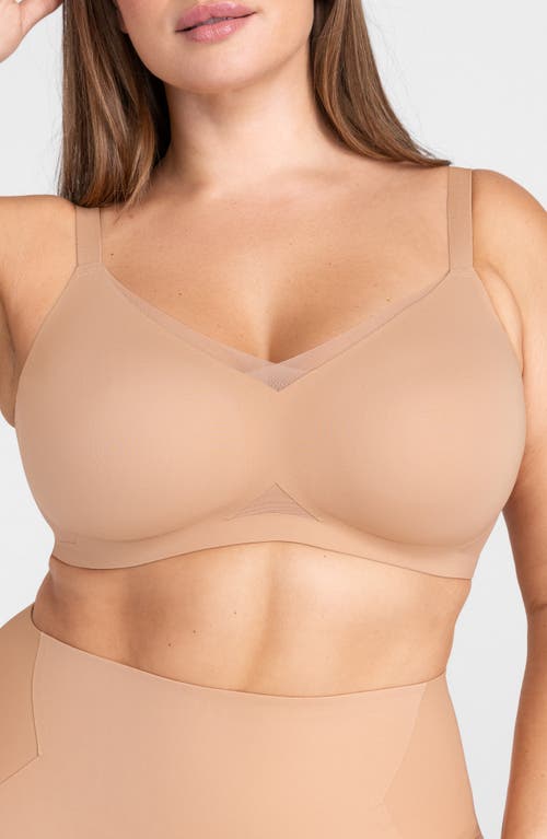 Honeylove Liftwear Crossover Bra In Sand