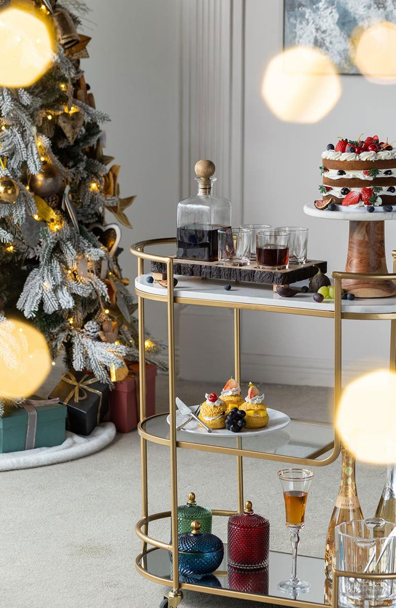 A & B Home Alaine 6-Piece Bar Set, Alternate, color, Brown