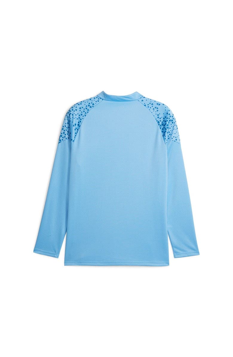 PUMA Men's Puma Sky Blue Manchester City 2023/24 Quarter-Zip Training Top, Alternate, color, Light Blue