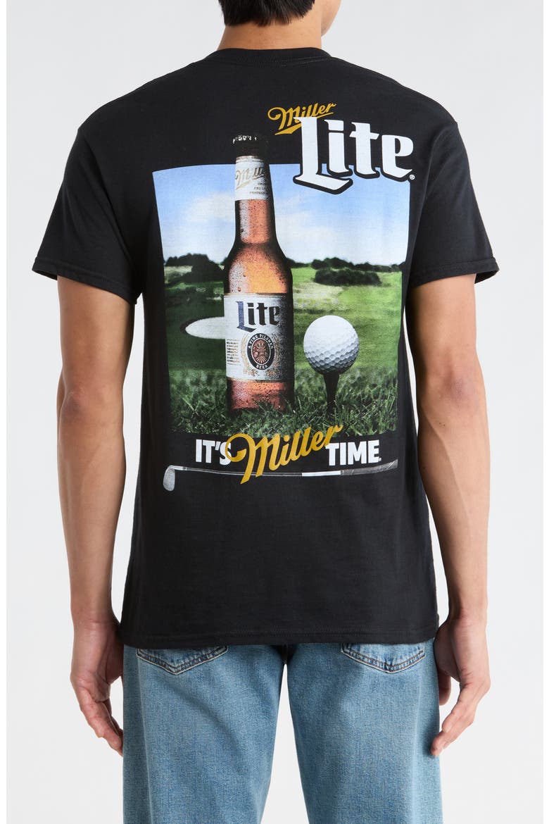 Miller Golf Graphic T-Shirt, Alternate, color, PIRATE BLACK