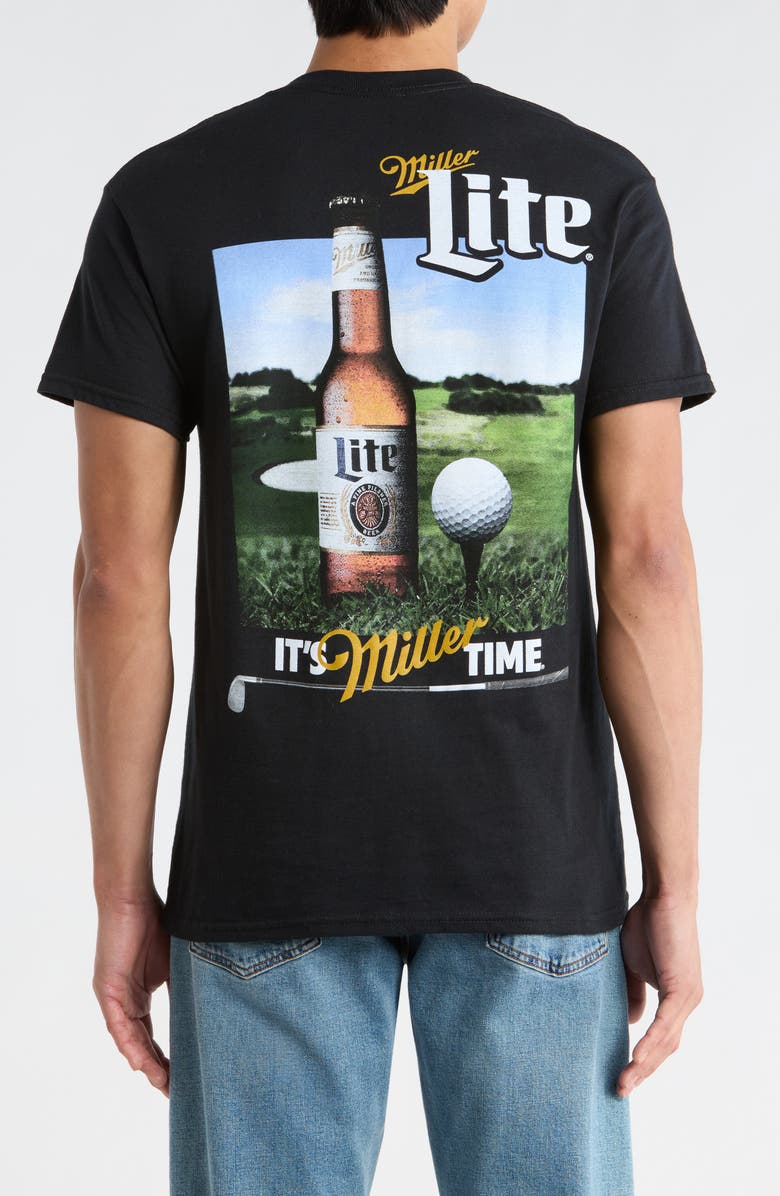 The Forecast Agency Miller Golf Graphic T-Shirt, Alternate, color, Pirate Black