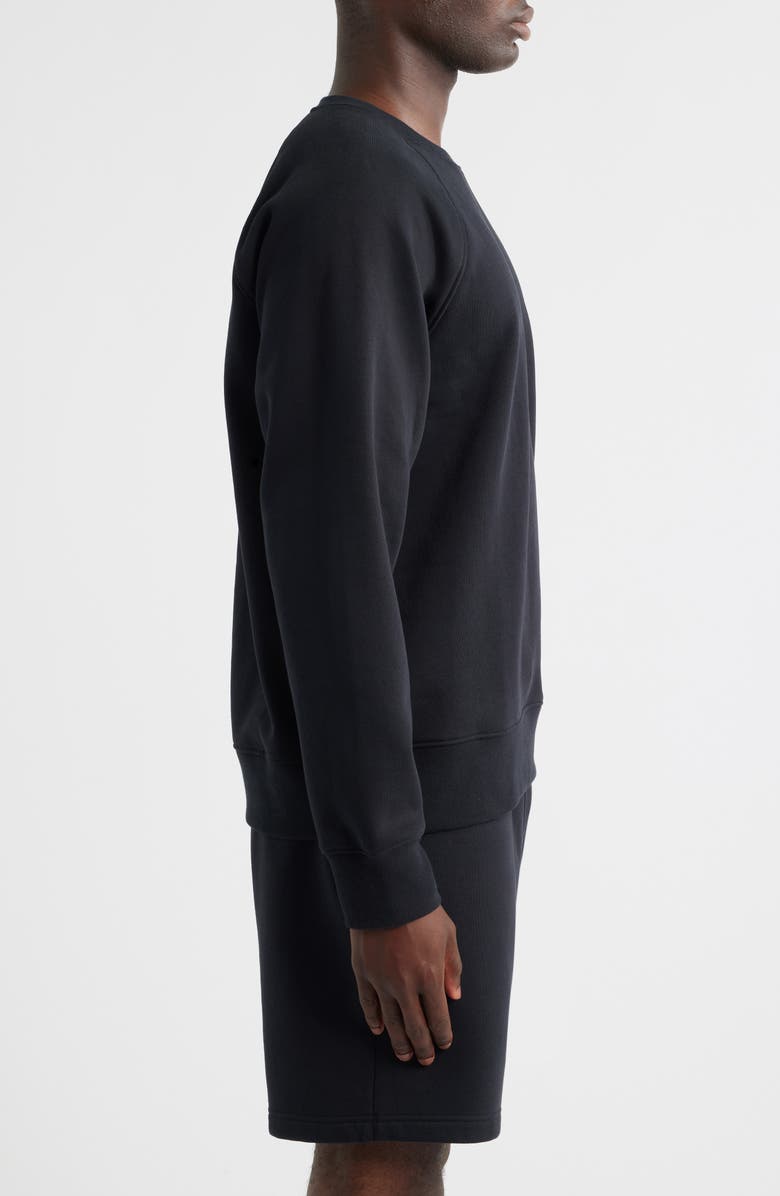 Zella Vital Fleece Sweatshirt, Alternate, color, Black Caviar