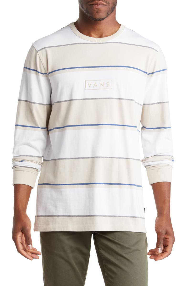 Vans Easy Bold Box Stripe Long Sleeve T-Shirt, Main, color,