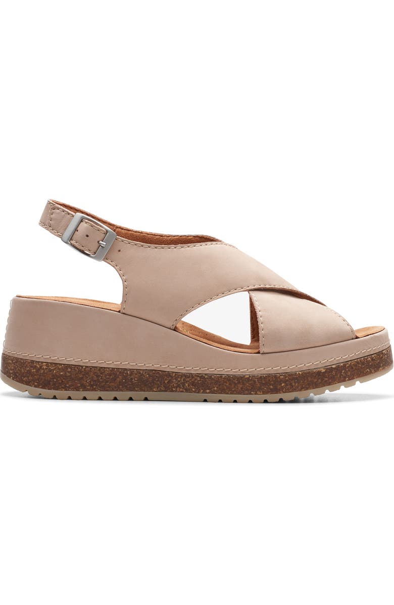 Clarks<sup>®</sup> Kassanda Step Wedge Sandal, Alternate, color,
