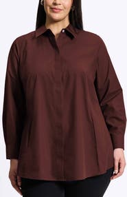 Foxcroft Cici Non-Iron Tunic Blouse