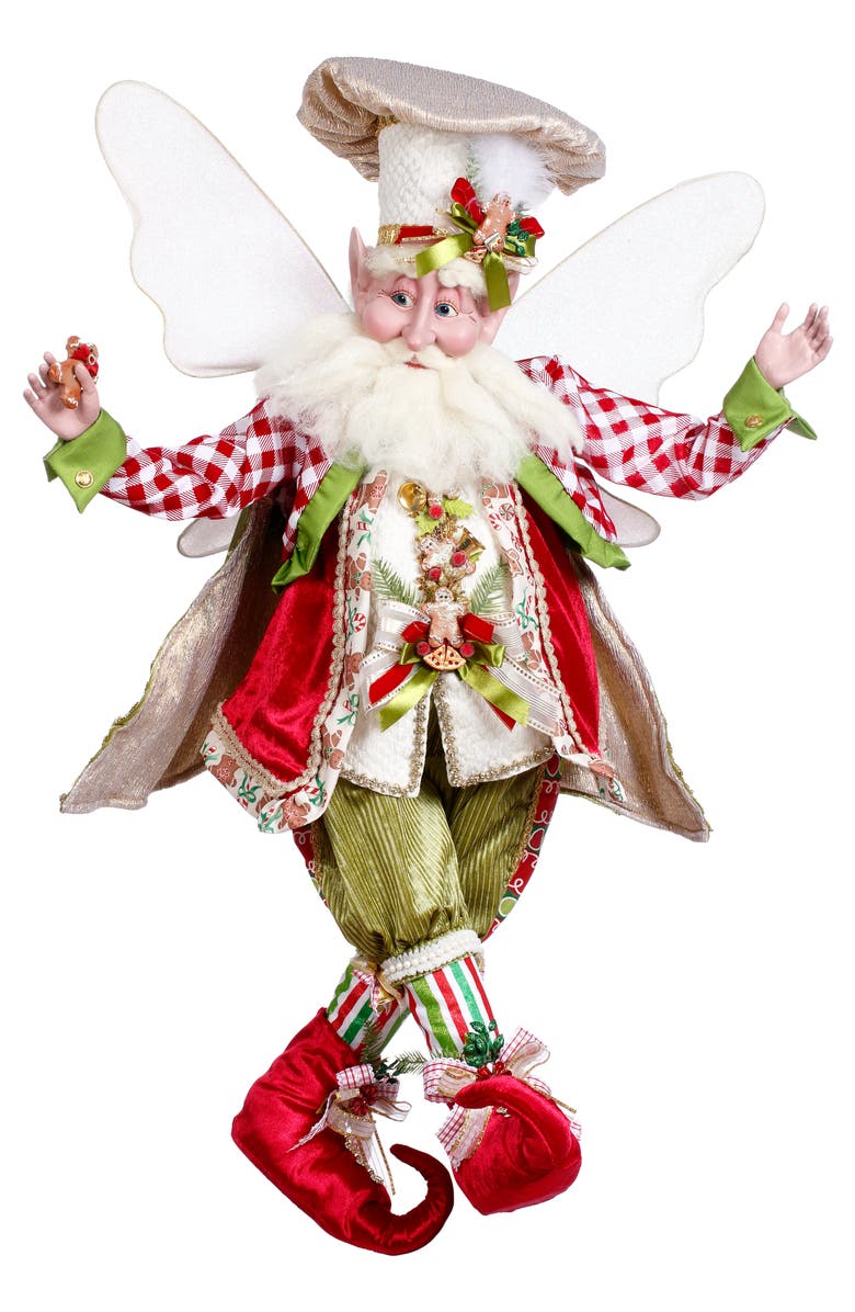 Mark Roberts Cookie for Santa Fairy, Main, color, Red