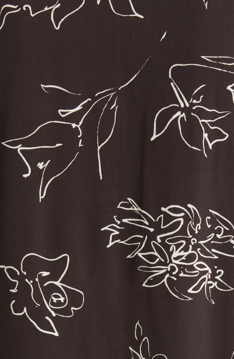 Officine Générale Eren Floral Print Button-Up Shirt, Alternate, color, 