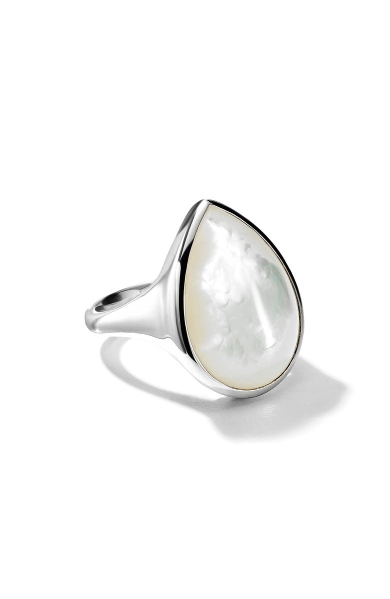 Ippolita Ondine Mother-of-Pearl Ring, Main, color, Sterling Silver