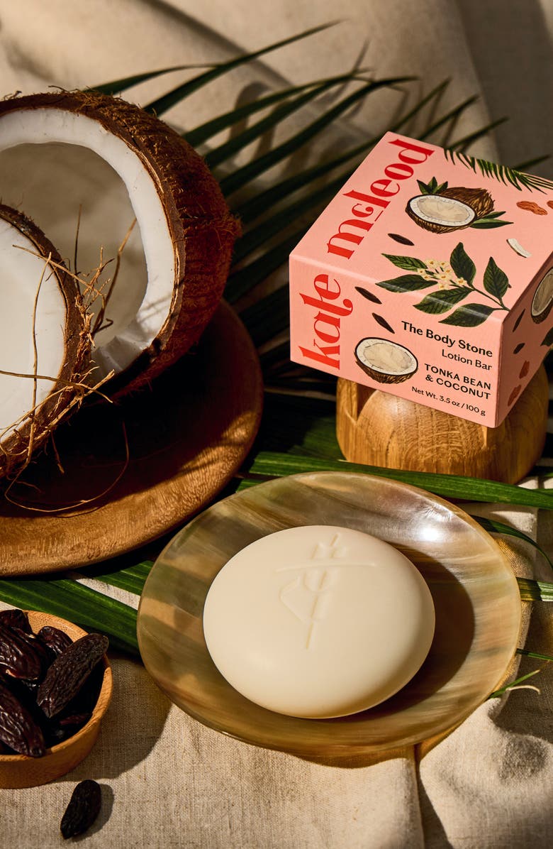 Kate McLeod Tonka Bean & Coconut Deep Moisturizing Lotion Bar, Alternate, color, 