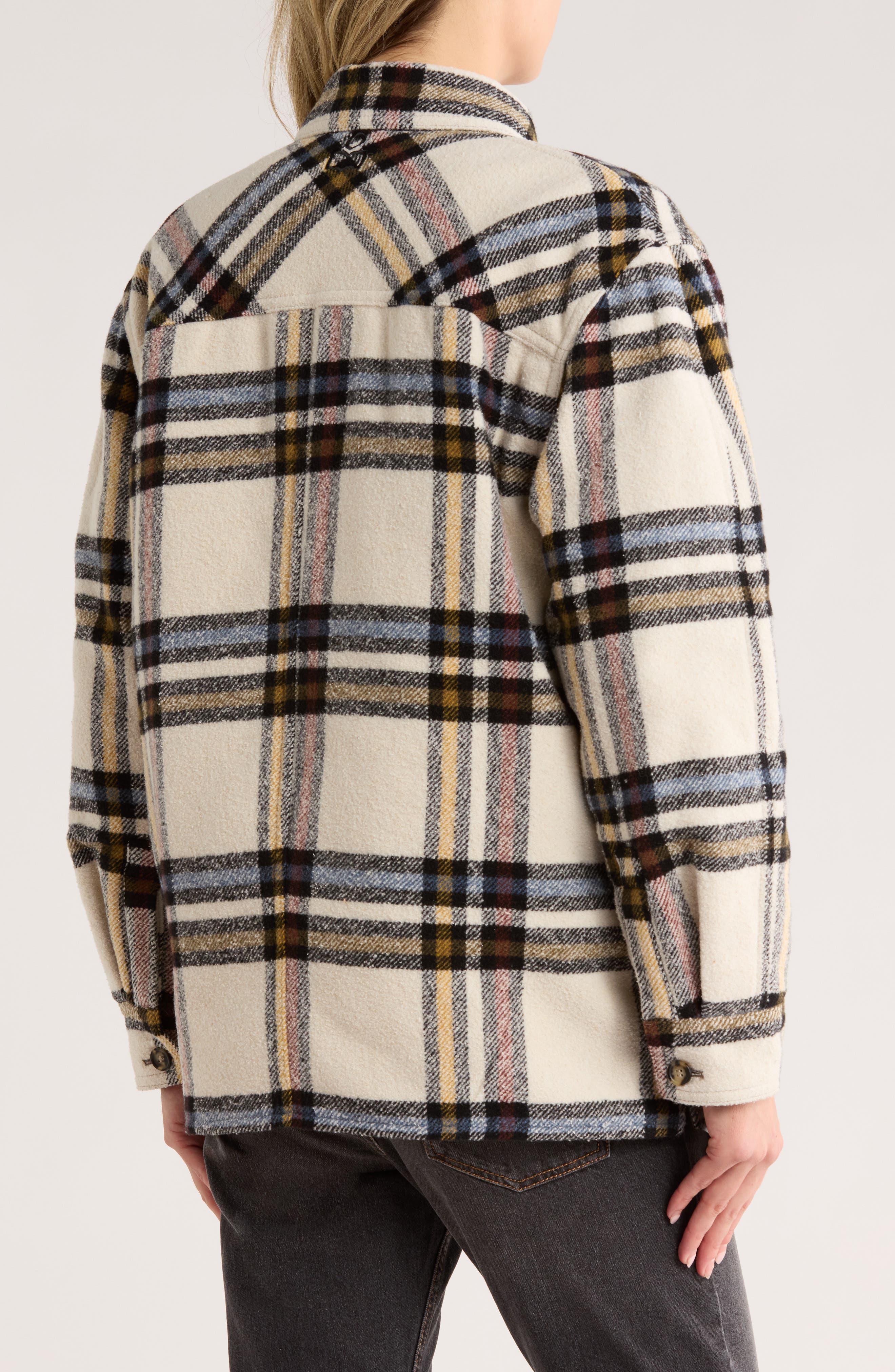Ervey Plaid Flannel Shirt Jacket (Women) | Nordstromrack
