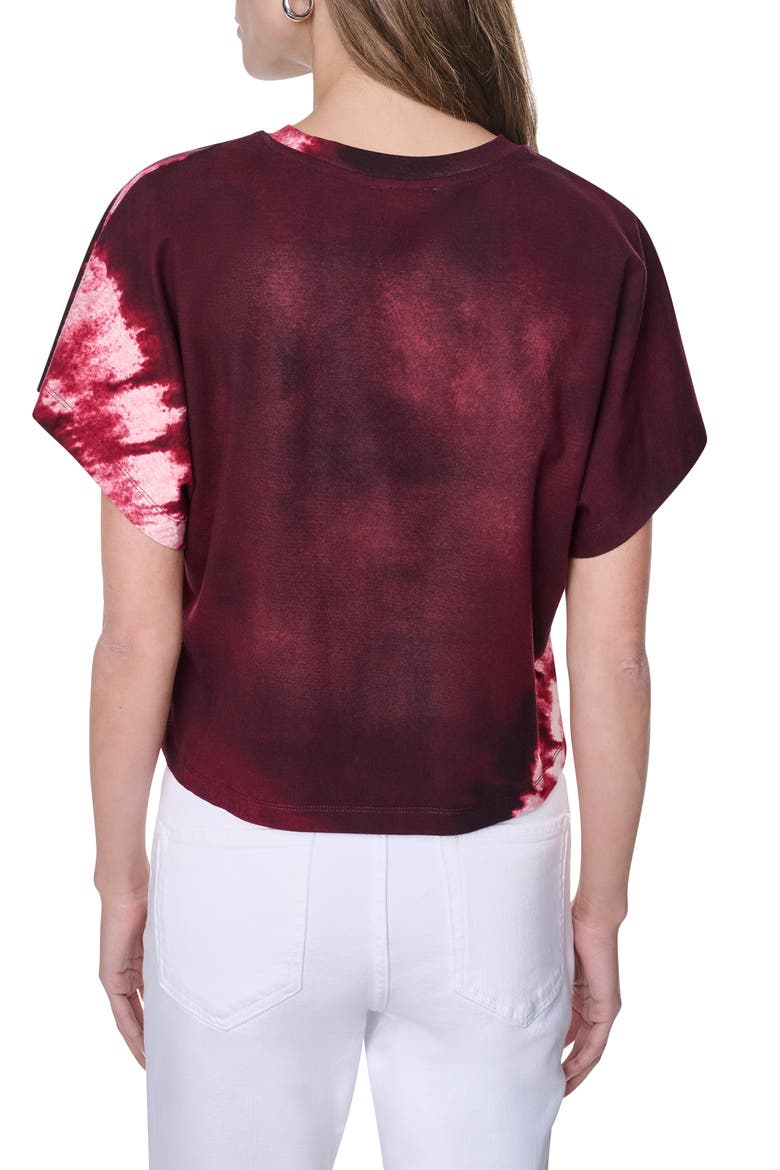 Printed Short Sleeve T-Shirt, Alternate, color, FIREWORK TIEDYE