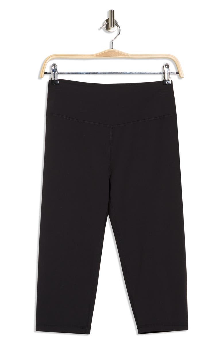 Z by Zella Perform High Waist 2.0 Capri Leggings, Main, color, Black