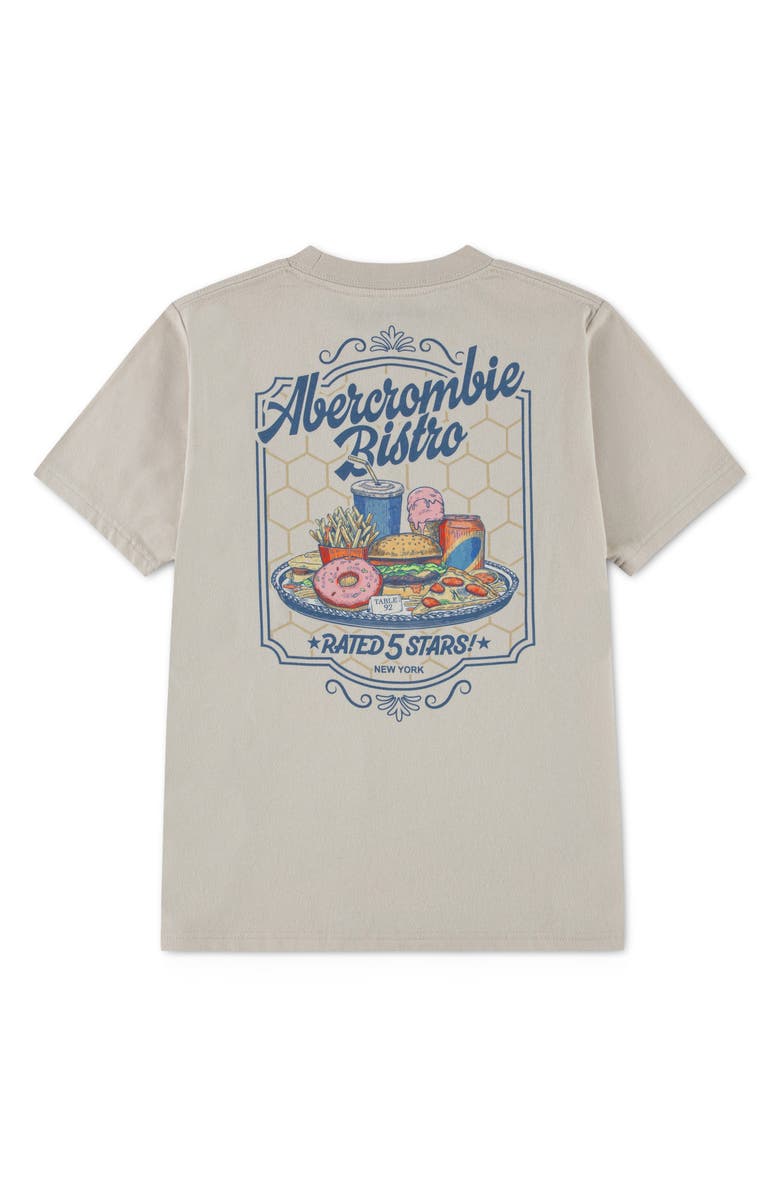 abercrombie kids Kids' Room Service Graphic T-Shirt, Alternate, color, Oatmeal