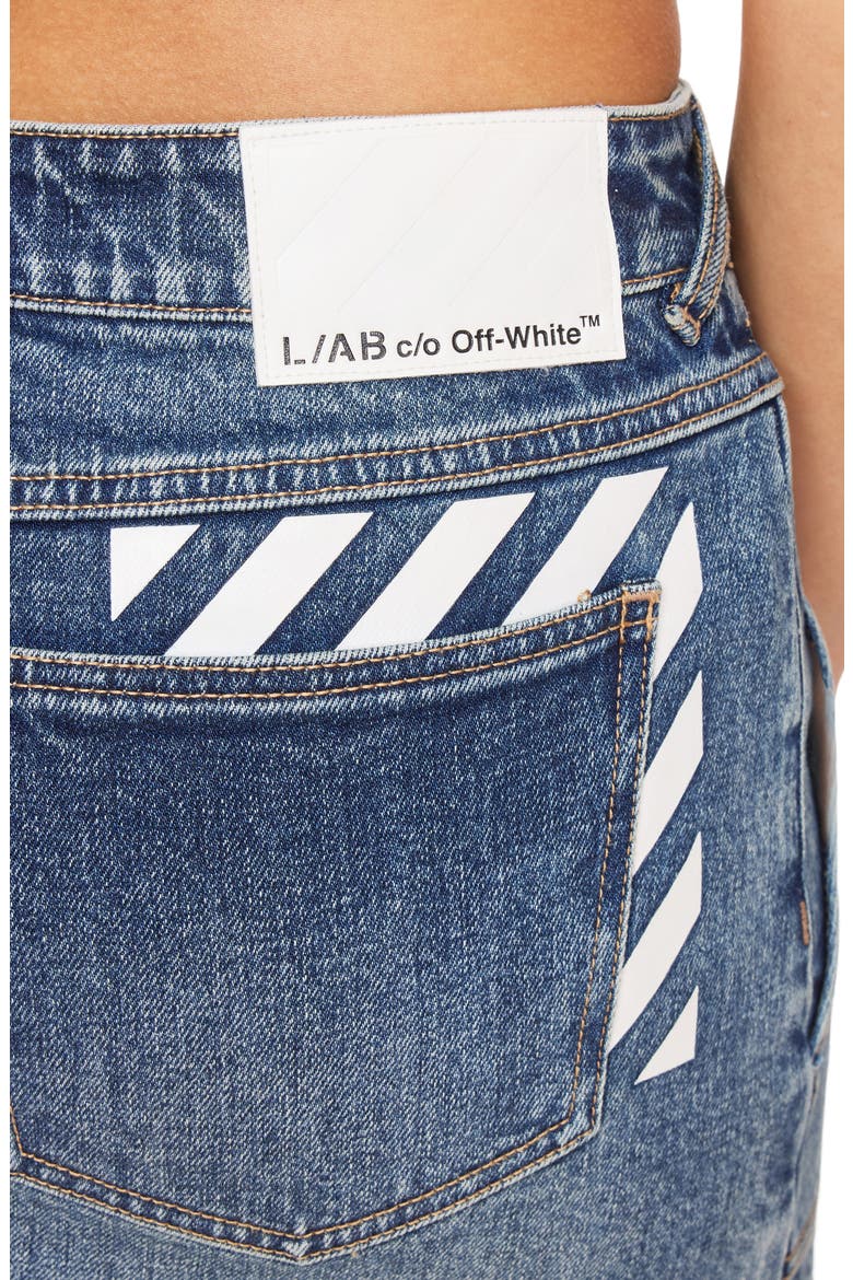 Cargo Denim Miniskirt, Alternate, color, NOLITA