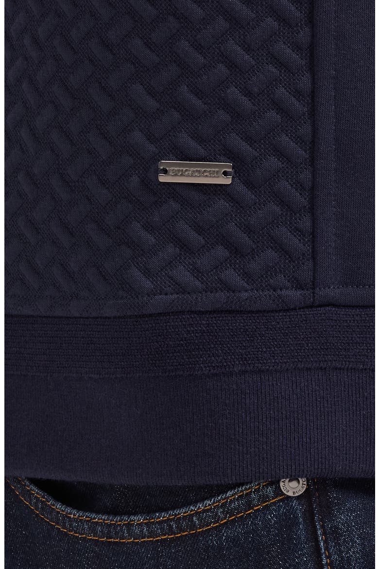 Quarter Zip Sweatshirt, Alternate, color, NAVY