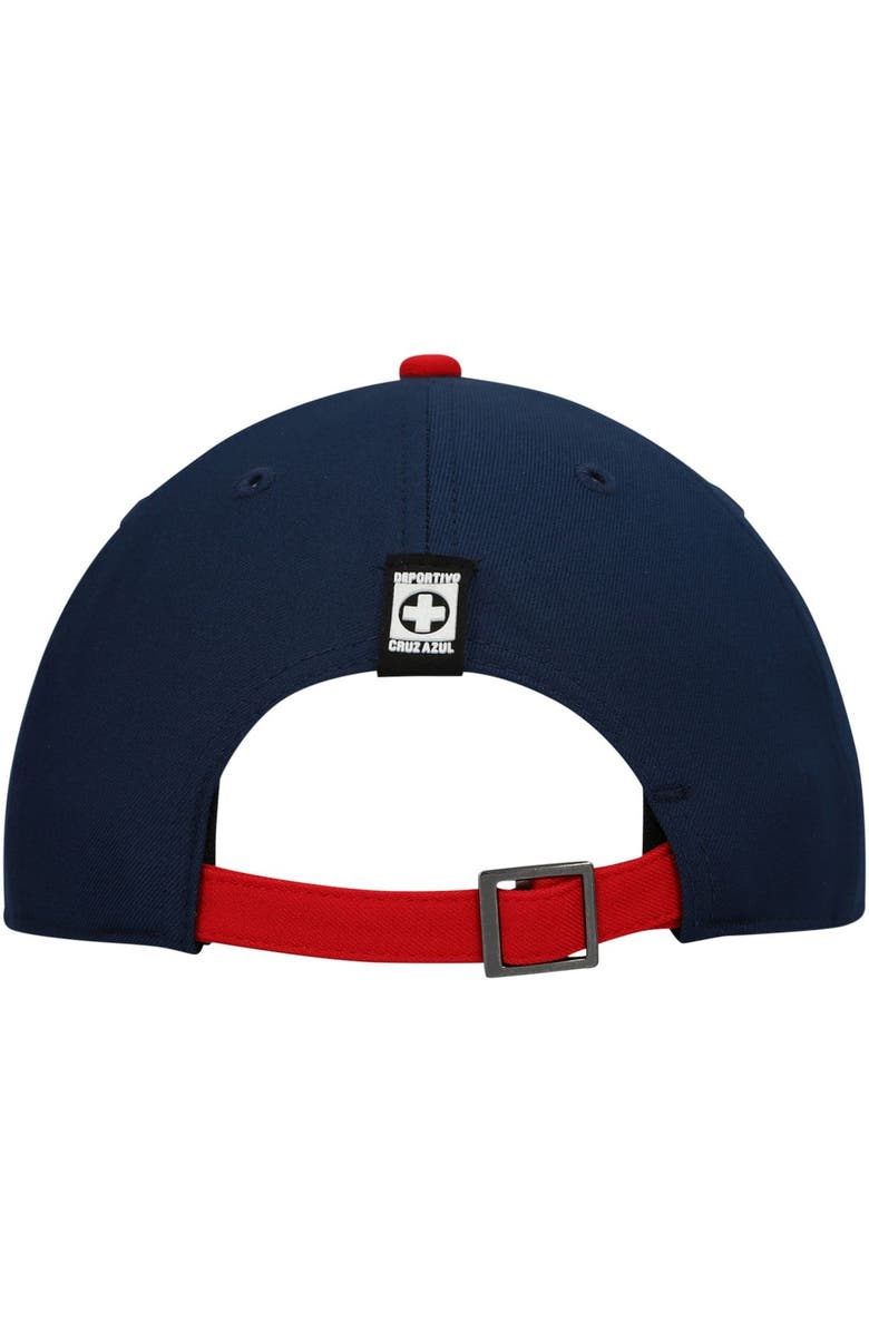 FAN INK Men's Navy/Red Cruz Azul Core Adjustable Hat, Alternate, color,