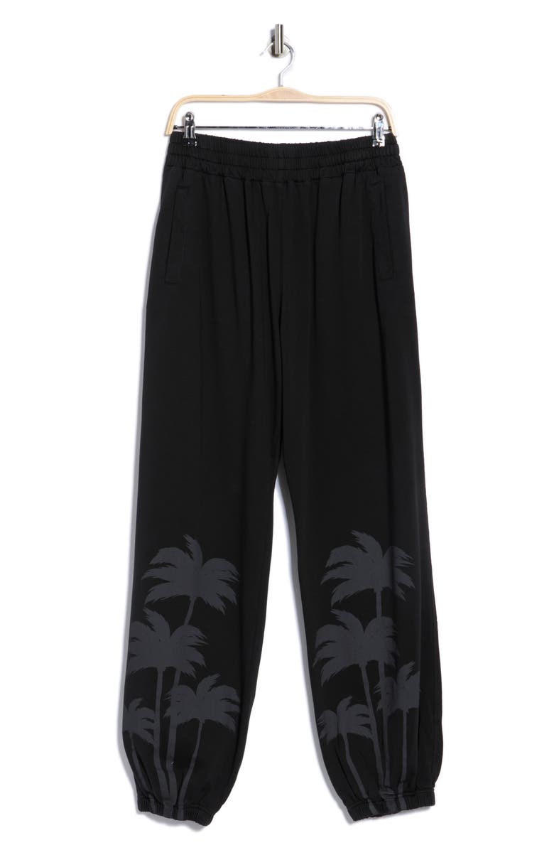 Palm Angels Palms Sweatpants, Alternate, color, Black