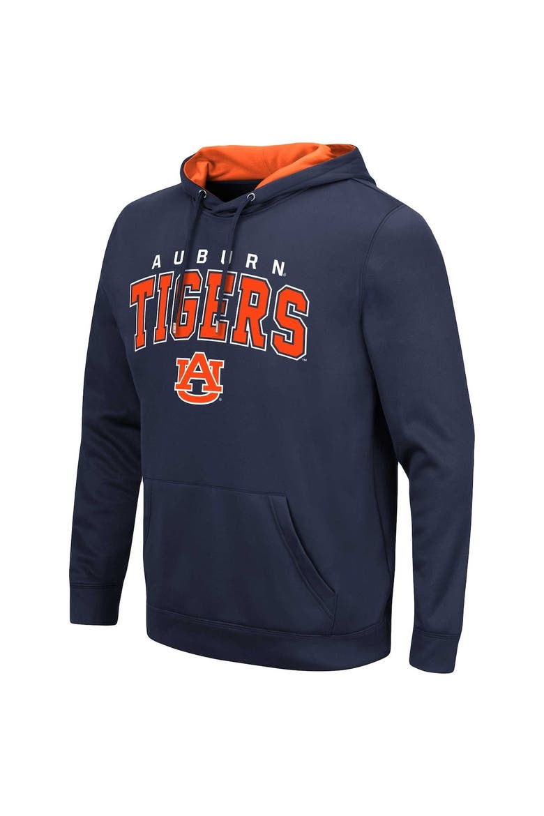 Men's Colosseum Navy Auburn Tigers Resistance Pullover Hoodie, Alternate, color, Navy