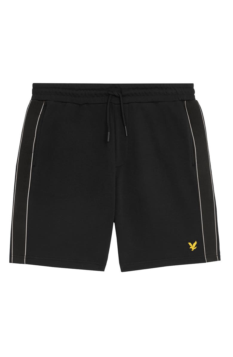 Lyle & Scott Tape Draw String Shorts, Alternate, color, Jet Black