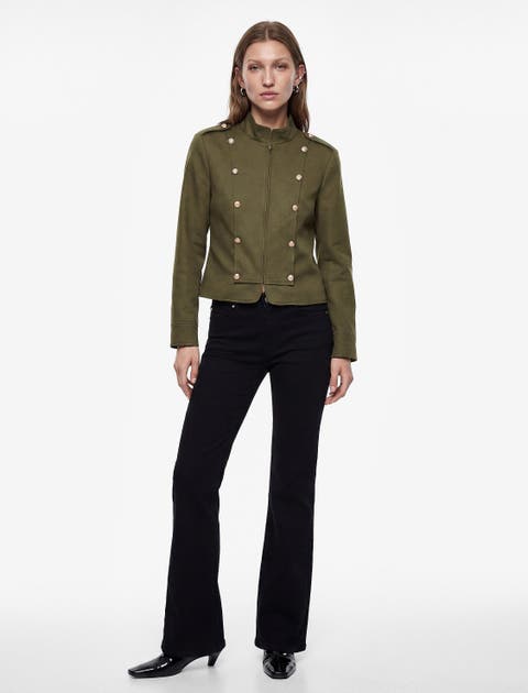 Mandarin Collar Napoleon Jacket