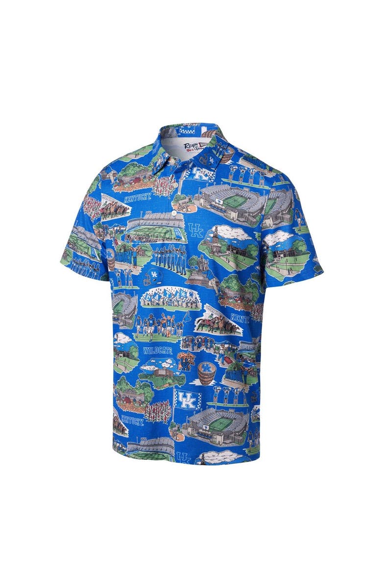 Reyn Spooner Men's Reyn Spooner Royal Kentucky Wildcats Scenic Polo, Alternate, color, Royal
