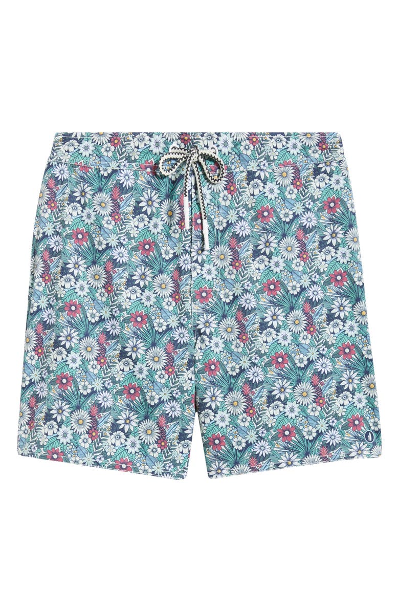 johnnie-O Ponderosa Swim Trunks, Alternate, color, Black