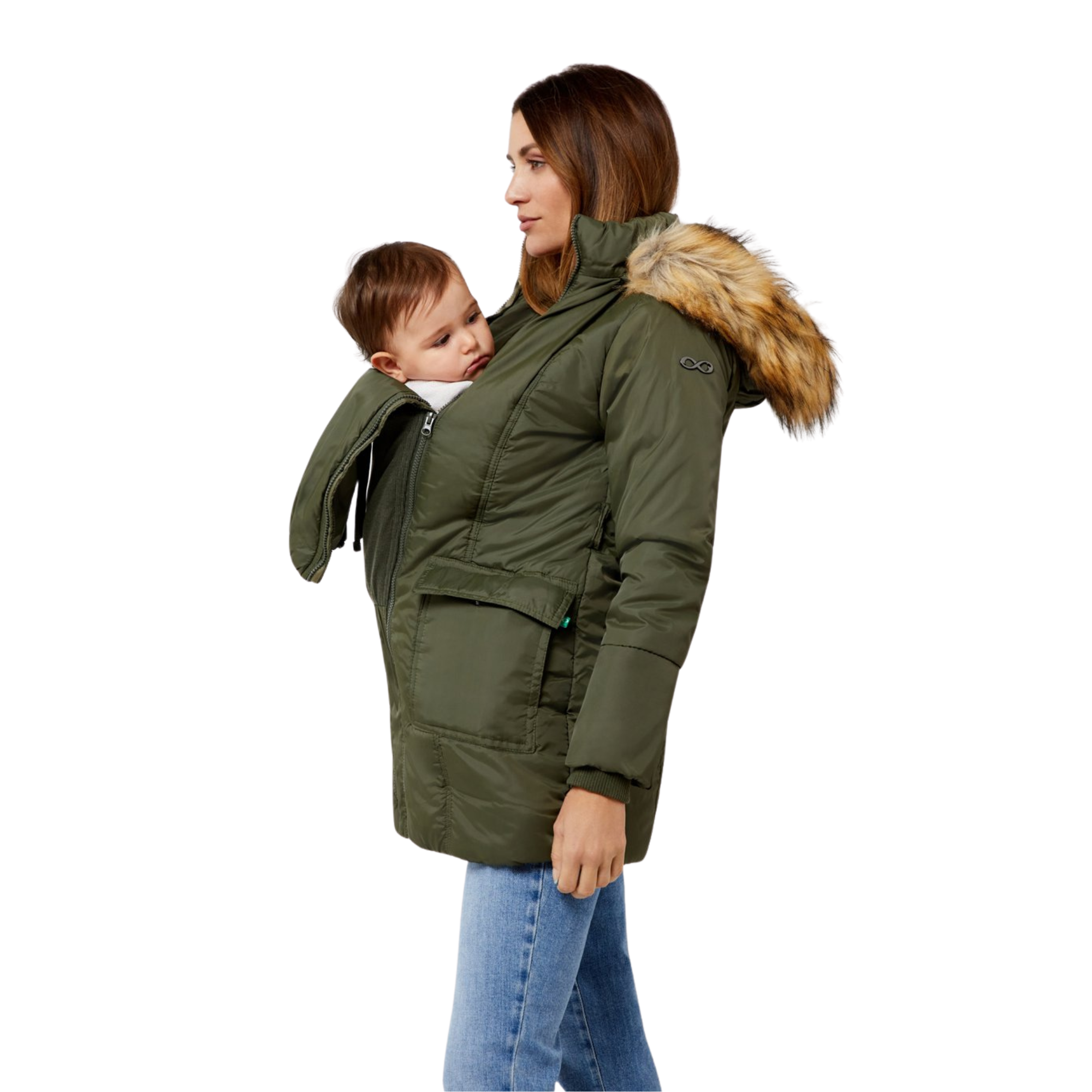 Rachel - 3 in 1 Maternity Coat With Belt - image 2