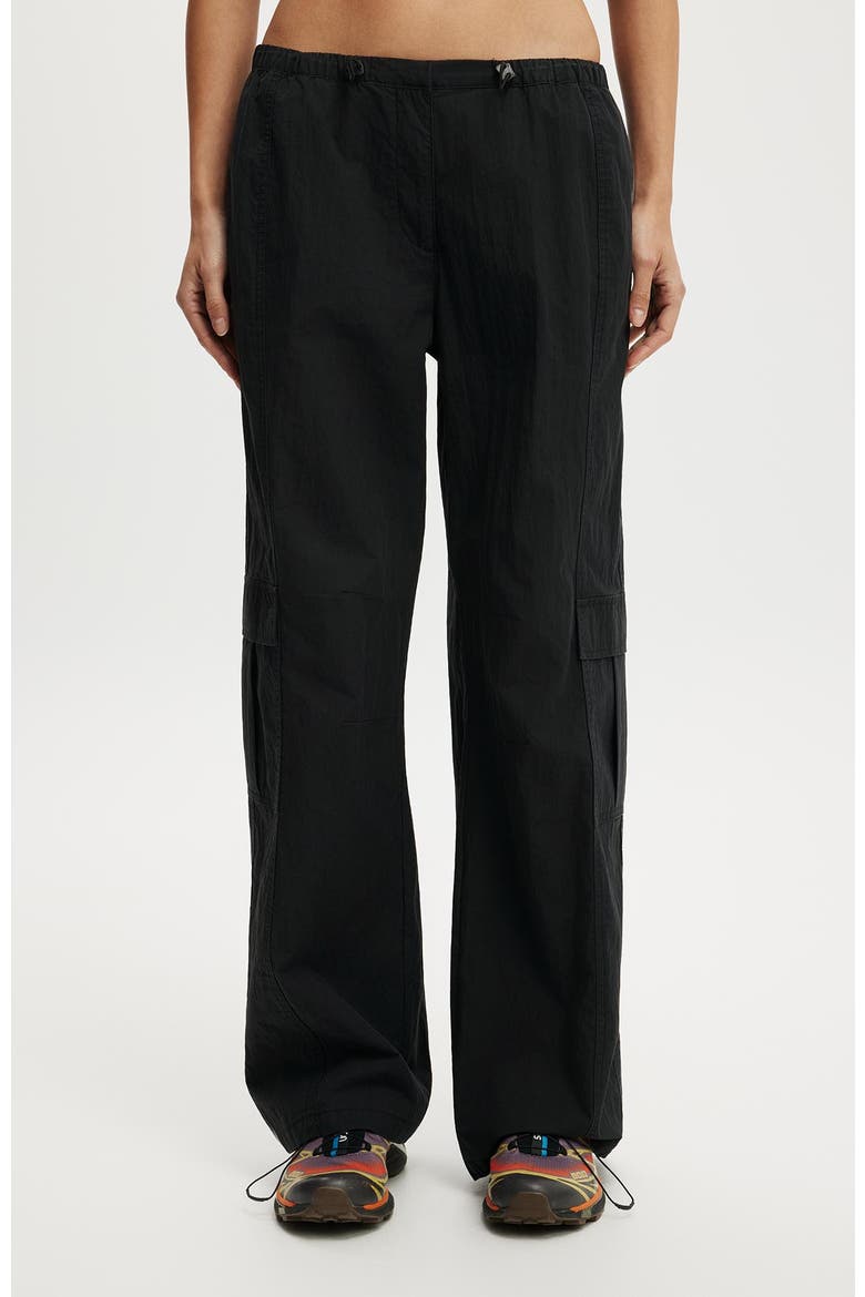 Women's Active Woven Utility Pant, Alternate, color, Black