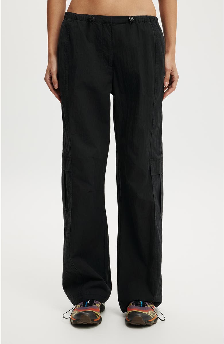 COTTON ON BODY Women's Active Woven Utility Pant, Alternate, color, Black