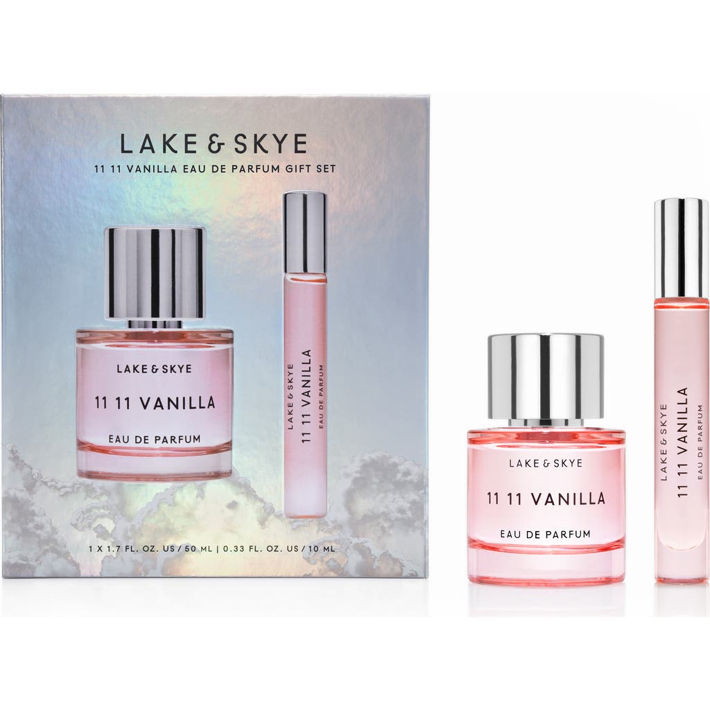 Lake & Skye 11 11 Vanilla Eau De Toilette Set $130 Value In Transparent