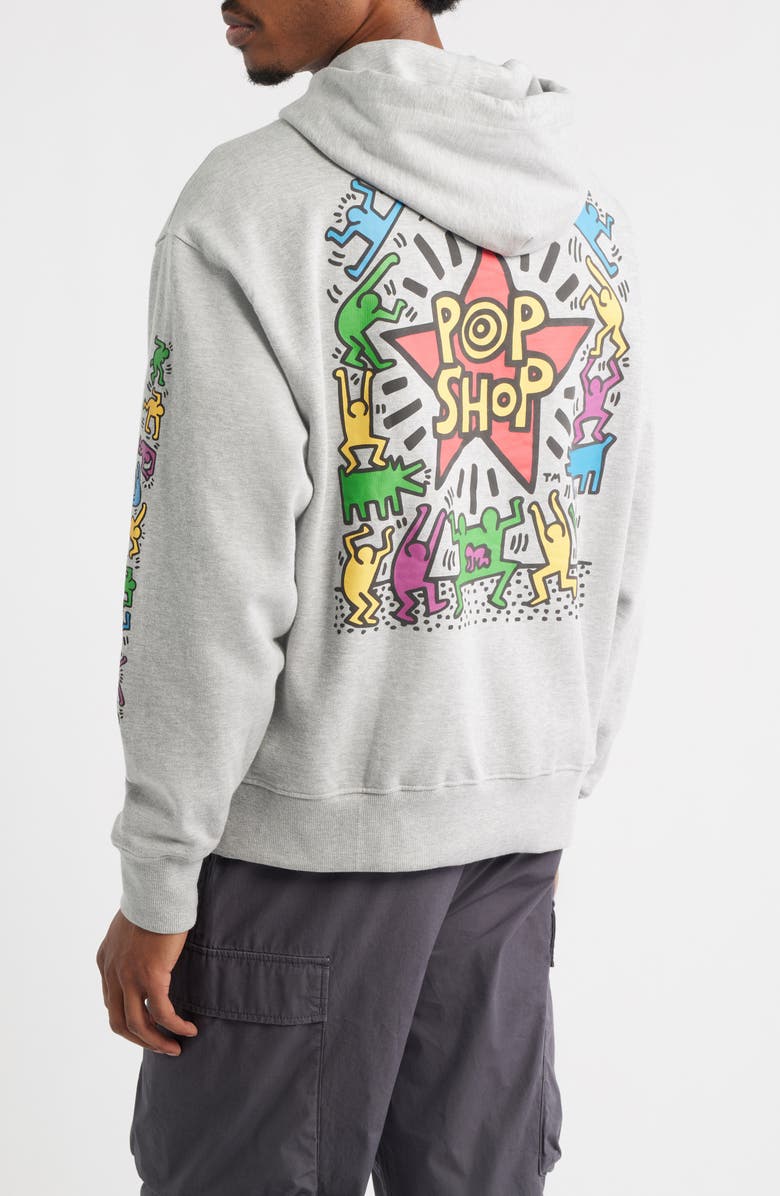 Alpha Industries x Keith Haring Alpha Pop Shop Graphic Hoodie, Alternate, color,